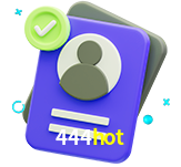 Tornar-se um membro do 444hot é muito simples